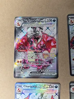 4pk Pokemon Charizard Ex Black Star Promos 056 & 074 & 215/197 Non Promo Cards - Image 2