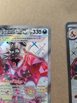 4pk Pokemon Charizard Ex Black Star Promos 056 & 074 & 215/197 Non Promo Cards - Image 4