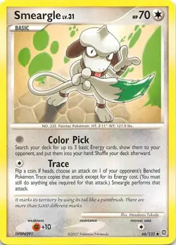 SMEARGLE 66/132 - Uncommon - NON- Holo - Secret WONDERS - POKEMON CARD - NM - Image 1