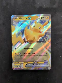 Pokemon Pikachu TCG Card Paldea Evolved EX Series 063/193 - Image 1