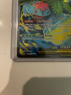 Mega Venusaur Full Art EX Mega Evolutions 155/132 Pokemon Card - Image 5