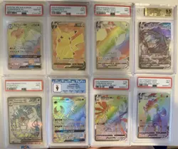 Lot of 8 PSA/CGC/ BGS Graded Pokemon Cards- 10, 9.5 & 9- Pikachu, Umbreon - Image 1