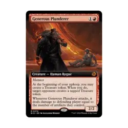 WOTC Outlaws of Thunder Junction: The Big Generous Plunderer (Extended Ar NM - Image 1
