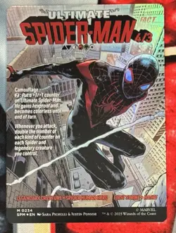 Miles Morales (Borderless) (Foil) 0234 (M) MTG Marvel's Spider-Man (SPM) - Image 2