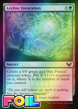 x1 Leyline Invocation STX MTG 136/275 FOIL COMMON M/NM 1x - Image 1