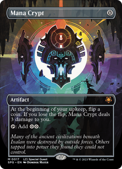 Mana Crypt (Borderless) The Lost Caverns of Ixalan Special Guests - Near Mint - Image 1