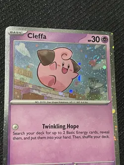 Cleffa 095 | NM | Cosmos | Swirl | SVPen | Black Star Promo | English Pokemon - Image 1
