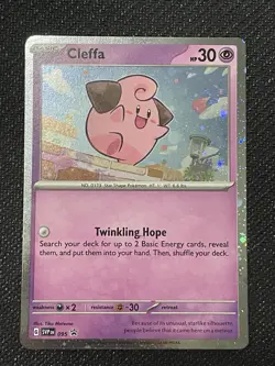 Cleffa 095 | NM | Cosmos | Swirl | SVPen | Black Star Promo | English Pokemon - Image 2