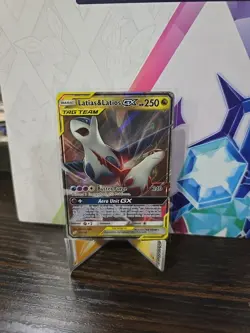 Latias & Latios GX (ULTRA RARE) SM Tag Team Up 113/181 Pokemon Sun And Moon - NM - Image 1