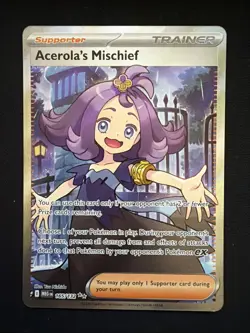Pokemon Mega Evolution Acerola's Mischief English #165/132 NM - Image 1