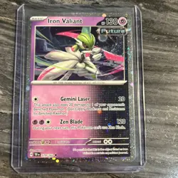 Iron Valiant 079/162 Cosmic Holo Pokemon SV05: Temporal Forces - Image 1