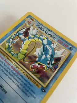 NM+ PSA worthy Misty's Gyarados Rare Holo 13/132 Gym Challenge WOTC Pokemon TCG - Image 1