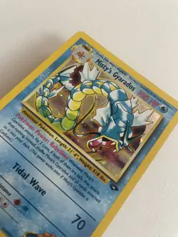 NM+ PSA worthy Misty's Gyarados Rare Holo 13/132 Gym Challenge WOTC Pokemon TCG - Image 2
