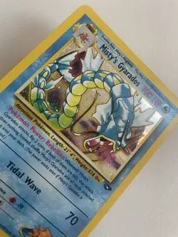 NM+ PSA worthy Misty's Gyarados Rare Holo 13/132 Gym Challenge WOTC Pokemon TCG - Image 4