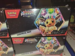 Pokemon TCG Prismatic Evolutions Surprise Box - Factory Sealed - LOT OF 4 Brand - Image 3