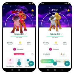 Pokemon Shiny Dynamax Raikou - Dark Skies Background (Pls read description) - Image 1