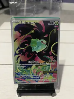 Pokemon TCG: Bulbasaur 133/132 Mega Evolution Stamped Promo - Sealed - Image 1