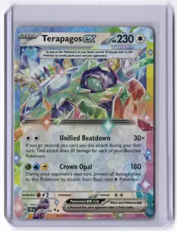 Terapagos ex - 128/142 Double Rare Holo NM Pokemon SV07: Stellar Crown - Image 1