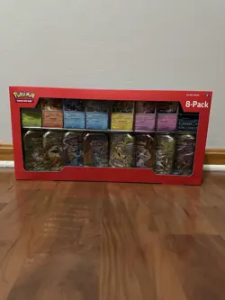 Pokemon TCG Prismatic Evolutions Costco 8 Mini-Tin Bundle NEW - FREE SHIPPING!! - Image 1