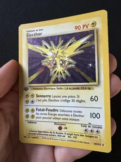 Electhor 16/102 Rare Holo Edition 1 Set de Base 1998 Francais FR Pokemon Card - Image 2