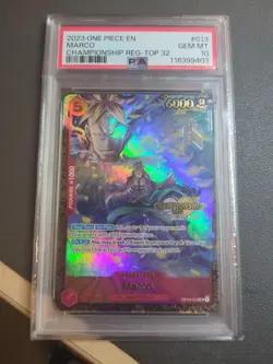 Marco (Championship 2023) OP03-013 One Piece Promotion Cards Foil PSA 10 - Image 1