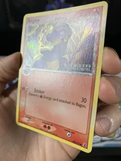 Pokemon Card Ex Delta Species Bagon 58/113 2005 Reverse Stamped Holo - Image 3