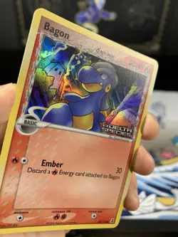Pokemon Card Ex Delta Species Bagon 58/113 2005 Reverse Stamped Holo - Image 5