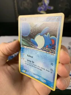 Pokemon Card Ex Delta Species Marill 76/113 2005 Reverse Stamped Holo - Image 2
