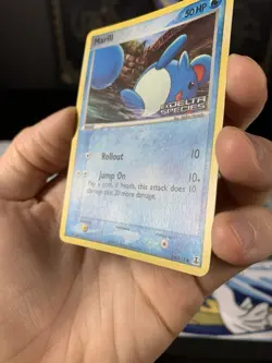 Pokemon Card Ex Delta Species Marill 76/113 2005 Reverse Stamped Holo - Image 4