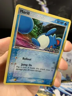 Pokemon Card Ex Delta Species Marill 76/113 2005 Reverse Stamped Holo - Image 5