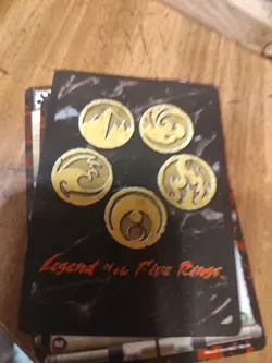Legend On The Five Rings, Trading Cards In Binder, 126 And More - Image 1