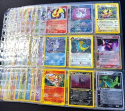 Lot of 90 ALL HOLO Vintage Pokemon Card Binder Collection - Image 1