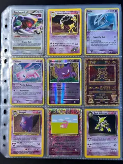 Lot of 90 ALL HOLO Vintage Pokemon Card Binder Collection - Image 4