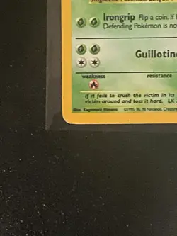 Pokemon Card Pinsir 9/64 Jungle Holo Rare No Symbol Misprint Error - Image 3