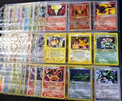 Lot of 90 ALL HOLO Vintage Pokemon Card Binder Collection - Image 1