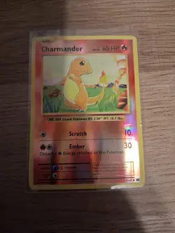 Pokemon Charmander Base Set Trading Card 60 HP - Image 1