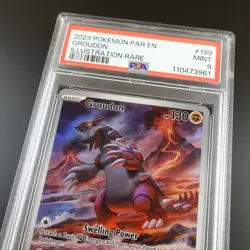 PSA 9 Groudon 199/182 Paradox Rift Graded Pokemon Card - Image 2