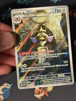 Pokemon Cards Aegislash 210/182 Illustration Rare Paradox Rift - (NM) #2 - Image 2