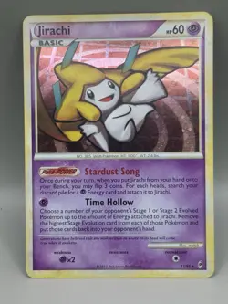 Jirachi 11/95 Call of Legends Holo Rare SWIRL Pokemon Card LP - Image 1