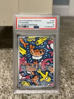 Tatsugiri Illustration Rare PSA 10 Pokemon Twilight Masquerade Card 186/167 - Image 1
