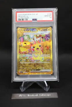 PSA 10 Pikachu ex UR 136/106 Super Electric Breaker sv8 Pokemon Card Japanese - Image 1
