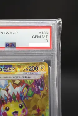PSA 10 Pikachu ex UR 136/106 Super Electric Breaker sv8 Pokemon Card Japanese - Image 3