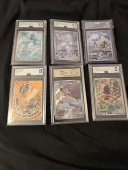 Pokemon Lot Of Graded Cards. Grade 10 To 8, Raichu, Articuno, and others - Image 1