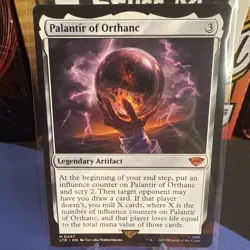 Palantir of Orthanc Lord of the Rings: Tales of Middle Earth - Near Mint Rare - Image 1