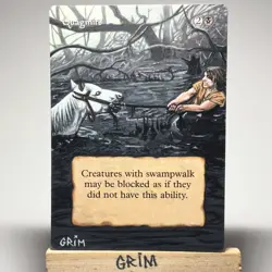 Magic the Gathering Quagmire Hand-Painted Alter by Grim Alters -Swamp of Sadness - Image 1