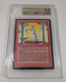 Legends Hyperion Blacksmith, Tangle, Remove Ench BGS 9.5 Gem Mint Magic MTG NM - Image 1