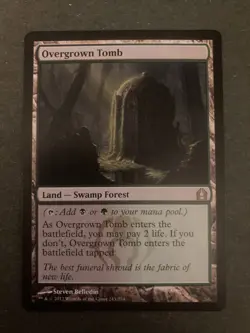 MTG NM Overgrown Tomb Return to Ravnica 243/274 Regular Rare - Image 1