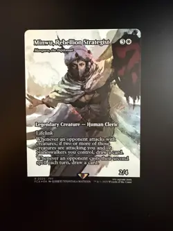 MTG Final Fantasy English Minwu, Rebellion Strategist Showcase 0025 Foil - Image 1