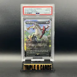 2025 MTG Deadly Rollick Secret Lair Drop PSA 10 GEM MINT 🔥 Marvel Crossover - Image 1