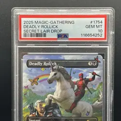 2025 MTG Deadly Rollick Secret Lair Drop PSA 10 GEM MINT 🔥 Marvel Crossover - Image 2